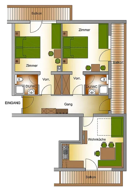Ausstattung der Unterkunft